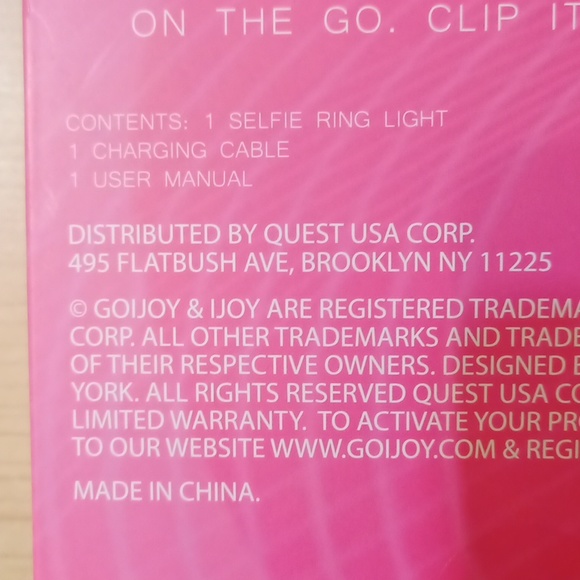 Disney Minnie Mouse Selfie Ring Light for Mobile Cell Phones - Picture 3 of 6